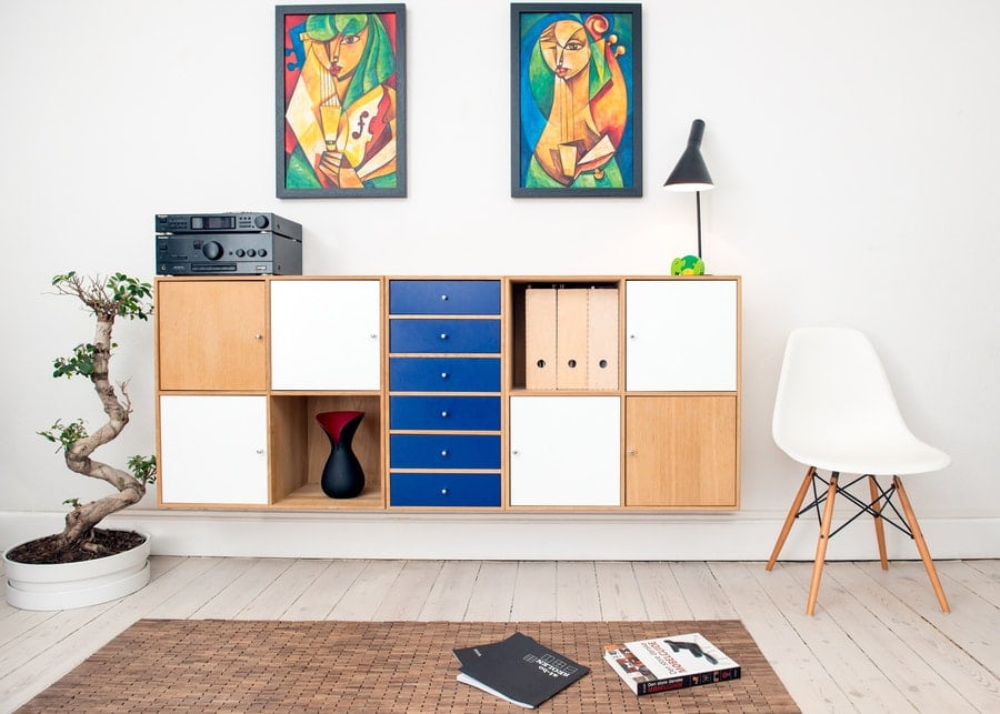 mueble organizador diseño