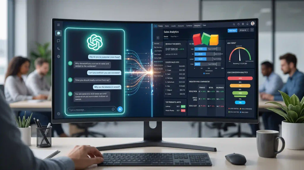 ChatGPT conecta con Zoho CRM